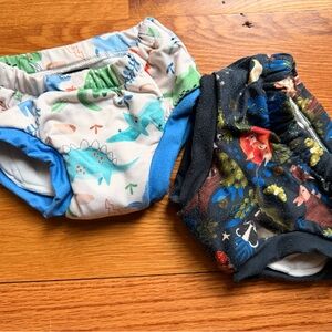 Thirsties Bundle S Dinosaur and Forest Print Training Pants